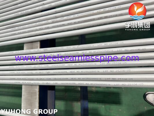 Tabung Seamless Baja Tahan Karat ASTM A269 TP316L Untuk Kondensor, Dipickel Dan Dianil