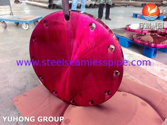 ASTM B283 C70620 WN RF Flange, Cupronickel 70/30 Weld Neck Raised Face Forged Flange