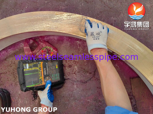 ASTM B171 / ASME SB171 C70600 Tembaga Nikel Cincin CuNi 90/10 Ring Dipalsukan