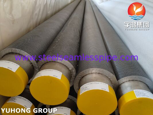 ASTM A376 TP347H Fin Tube CS, Komposit Fin Tube tahan suhu tinggi (base CS + TP347H Fin)