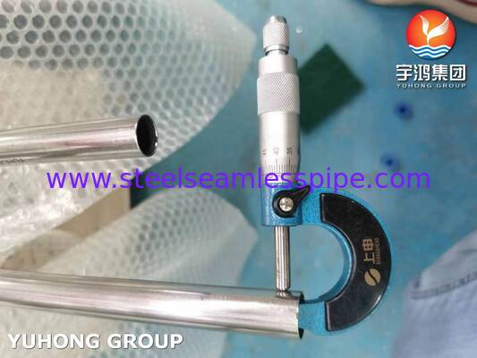 ASME SA249 Baja Anil Stainless Steel 304 Tabung Las Untuk Penyuling , 3 / 4" 20BWG