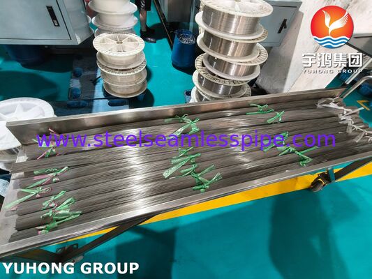 ISO9626 SUS304 Stainless Steel Medical Capillary Tube Untuk Tube Jarum Bedah, 10G - 34 G