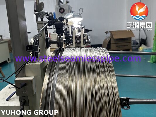 ISO9626 SUS304 Stainless Steel Medical Capillary Tube Untuk Tube Jarum Bedah, 10G - 34 G