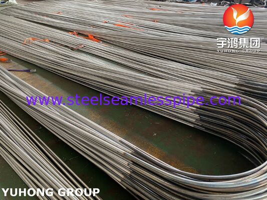 Tabung Penukar Panas U-Bend Baja Paduan Nikel Monel400 ASME SB163 N04400