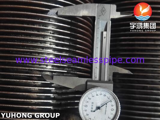 HFW Solid Welded Finned Tubes ASTM A312 TP321H Stainless Steel Untuk Superheater