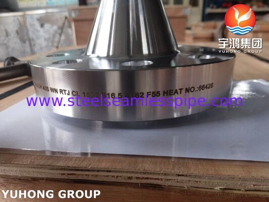 ASTM A182 F55 UNS S32760 Flange Leher Las Baja Dupleks RTJ EN 1.4501 X2CrNiMoCuWN25-7-4