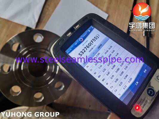 ASTM A182 F55 UNS S32760 Flange Leher Las Baja Dupleks RTJ EN 1.4501 X2CrNiMoCuWN25-7-4