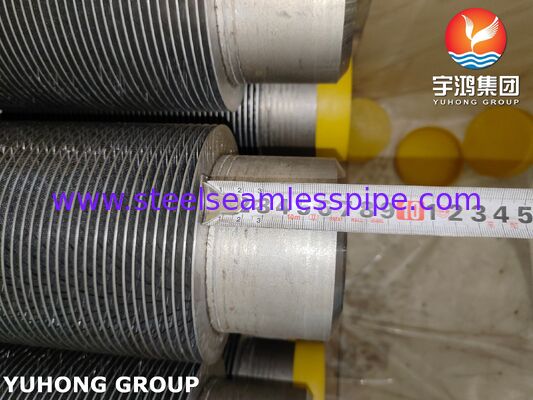 Tabung HFW Fined ASTM A312 TP347H Baja tahan karat untuk boiler panas limbah