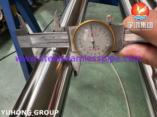 ASTM A270 3A TP304 BA Tabung Seamless Stainless Steel Sanitasi Untuk Industri Gula