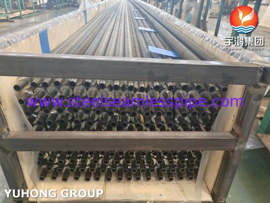 ASTM A179 Carbon Steel Seamless G-Type Embedded Fin Tube untuk Economizer dan Superheater Boiler HRSG