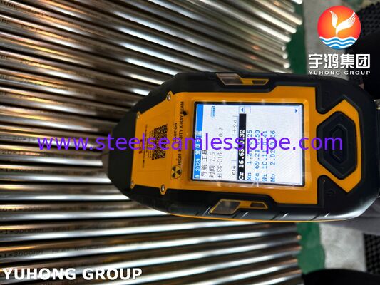 A249 TP316L Stainless Steel Welded Tube Bright Annealed, untuk Panas Pengganti / Boiler / Kondensor