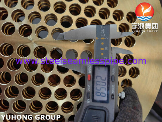ASME SB171 C46400 Naval Brass Tubesheet untuk Aplikasi Kelautan & Penukar Panas dengan Sifat Tahan Korosi