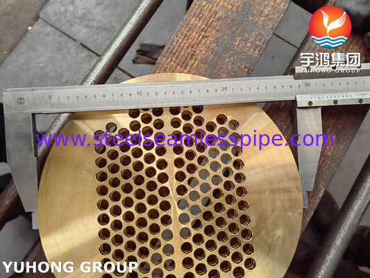 ASME SB171 C46400 Naval Brass Tubesheet untuk Aplikasi Kelautan & Penukar Panas dengan Sifat Tahan Korosi