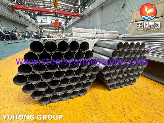 Stainless Steel Welded Tube ASTM A249 TP316L Cahaya Annealed Tube Untuk Industri Minuman 12506MM