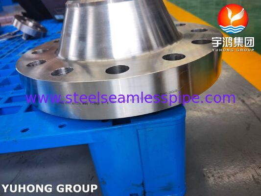 ASTM B564 UNS N10276 / Hastelloy C276 Weld Neck Flange, Raised Face (RF) Kelas 150/300/600, Untuk Penghapusan Air Laut