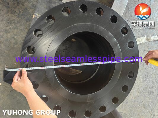 ASTM A694 F56 Carbon Steel Flanges WNRF / Weld Neck Flange untuk Layanan Tekanan Tinggi