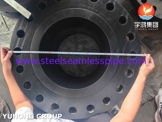 ASTM A694 F56 Carbon Steel Flanges WNRF / Weld Neck Flange untuk Layanan Tekanan Tinggi