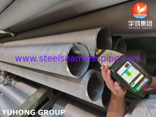 ASTM A376 / ASME SA376 TP347H Stainless Steel Seamless Pipe Untuk Industri Petrokimia