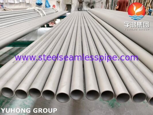 ASTM A790 UNS S32205 pipa stainless steel tanpa jahitan dan las dupleks ((Ferritic/Austenitic)