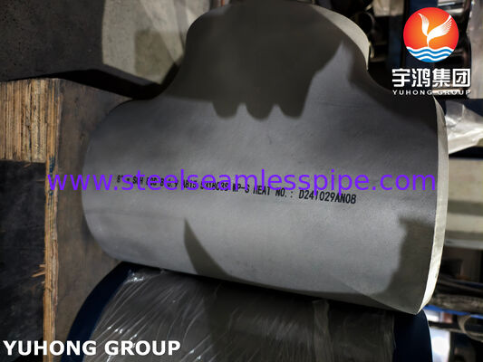 ASTM A815 UNS S31803 Fitting Baja Dupleks ASME B16.9 Buttweld Duplex 2205 Sama Tee