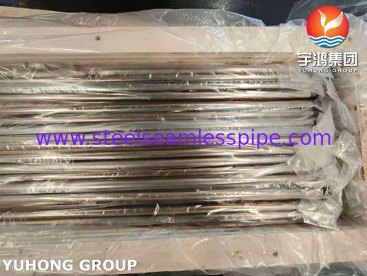 ASME SB163 UNS N02201 Tabung Paduan Nikel Tanpa Sambungan Untuk Penukar Panas dan Kondensor
