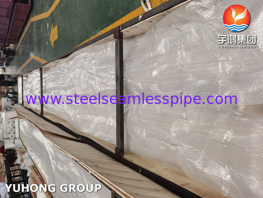 ASME SB111 C68700 Arsenik Aluminium Kuningan U Bend Seamless Tube Dengan Impingement Attack