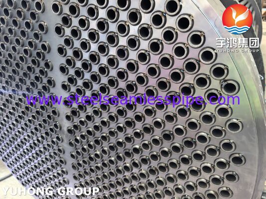 Bundel Pipa Kuningan Admiralty C44300 dengan Pipa Seamless ASME SB111 untuk Penukar Panas Air Laut & Pendingin Laut