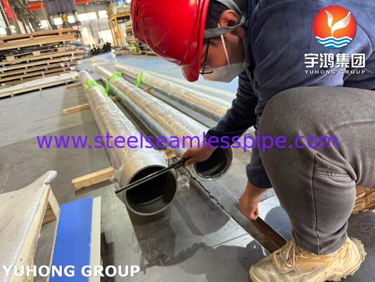 ASTM B619 UNS N10276 Hastelloy C276 Nikel Alloy Pipe Las Untuk Industri Petrokimia