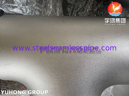 ASTM B366 N08810 Incoloy 800H Nickel Alloy Equal Tee untuk pipa suhu tinggi