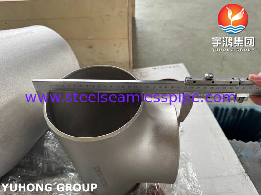 ASTM B366 N08810 Incoloy 800H Nickel Alloy Equal Tee untuk pipa suhu tinggi