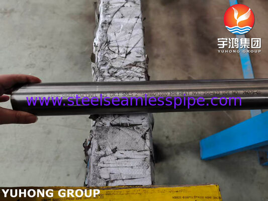 Pipa paduan nikel ASME SB444 Inconel 625 GR.1 2'*SCH80*1000MM tanpa jahitan Boiler & Pressure Vessel