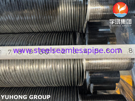 ASTM A179 Tabung Aluminium Fin Tipe L Baja Karbon untuk Penukar Panas