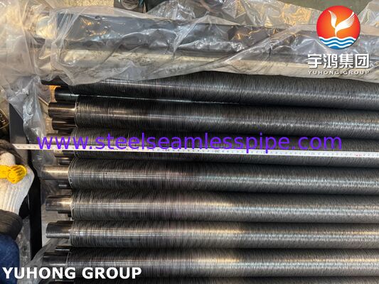 ASTM A179 Tabung Aluminium Fin Tipe L Baja Karbon untuk Penukar Panas