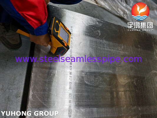 ASTM B127 Monel 400 + ASTM A516 Gr.60 Kapal Lapisan Plat Ledakan Lapisan Tekanan