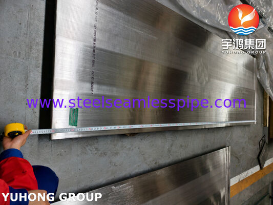 ASTM B127 Monel 400 + ASTM A516 Gr.60 Kapal Lapisan Plat Ledakan Lapisan Tekanan