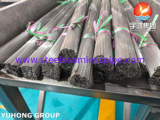 ISO9626 SUS304 Stainless Steel Hypodermic Needle Tube Untuk Siring Medis Penggunaan 20G 24G 30G