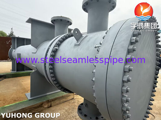 Penukar panas tabung baja tahan karat tetap dengan tabung ASME SA213 TP304/316L dan tabung ASME SA182 F304/316L untuk aplikasi tahan korosi