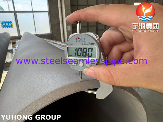 ASME SB725 UNS N04400 Monel 400 Nikel Alloy Steel Pipe Welded Untuk Proyek Laut Minyak dan Gas