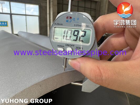 ASME SB725 UNS N04400 Monel 400 Nikel Alloy Steel Pipe Welded Untuk Proyek Laut Minyak dan Gas