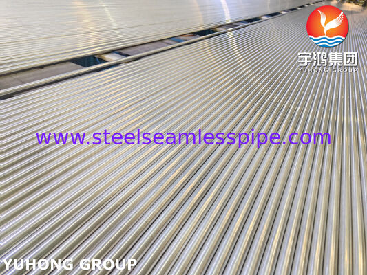 ASME SA213 TP304H Tabung Mulus Stainless Steel Anil Terang