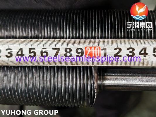 Baja 20 + Aluminium 1060 Tipe tertanam tabung sirip untuk pendingin udara & pemulihan panas