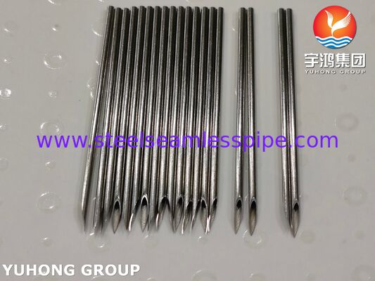 SS304 Stainless Steel Medical Grade Veterinary Needle Tube Untuk Injeksi Obat 16G