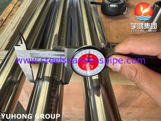 3A ASTM A270 TP304 Tabung Sanitasi Mulus Stainless Steel Food Grade Untuk Distilasi