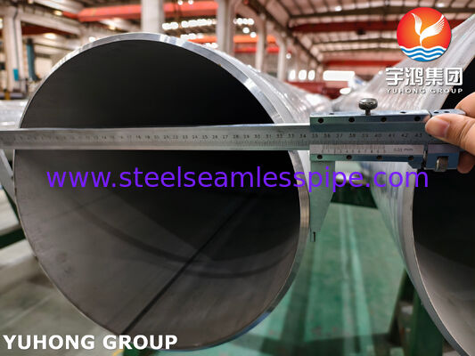 ASTM A358-CL1 TP316/TP316L Pipa stainless steel yang dilas dengan fusi listrik dengan ketahanan korosi yang kuat