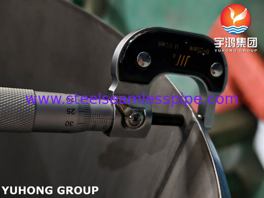 ASTM A358-CL1 TP316/TP316L Pipa stainless steel yang dilas dengan fusi listrik dengan ketahanan korosi yang kuat