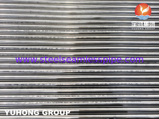 ASME SA213 TP304H tabung boiler tanpa jahitan untuk superheater dan reheater