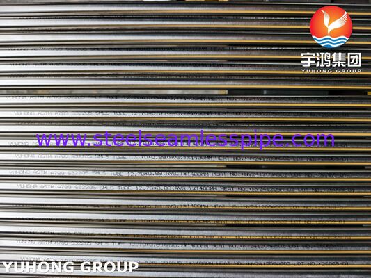 ASTM A789 UNS S32205 Tubing Baja Dupleks 450MPa Yield Cl− Resistant to Heat Exchanger