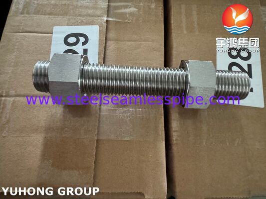 Pengencang Super Dupleks ISO4017 S32205 2205 Mesin Cuci Mur Baut Hex Baja Dupleks