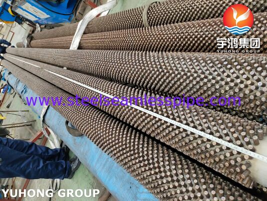 ASTM A312 TP304 tabung sirip bertopeng untuk pemulihan panas suhu tinggi