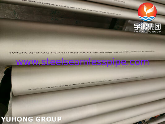 ASTM A312 TP304H / 1.4948 Pipa Stainless Steel Seamless Acar Pipa Bulat Anil
